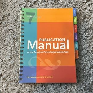 7th Edition Publication Manual of the American Psychological Association